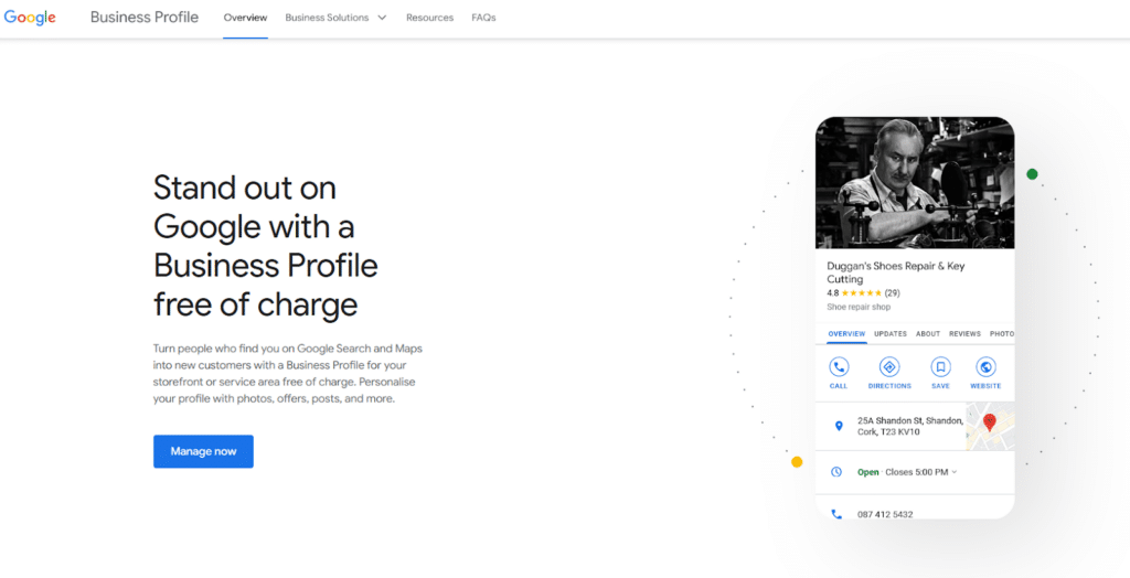 Google Business Profile.