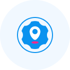 Multi location management icon