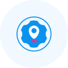 Multi location management icon
