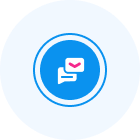 Unified inbox smart replies icon
