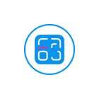 QR codes reviews icon