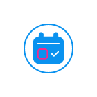 Smart scheduling icon