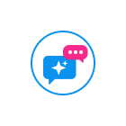 AI suggests replies icon