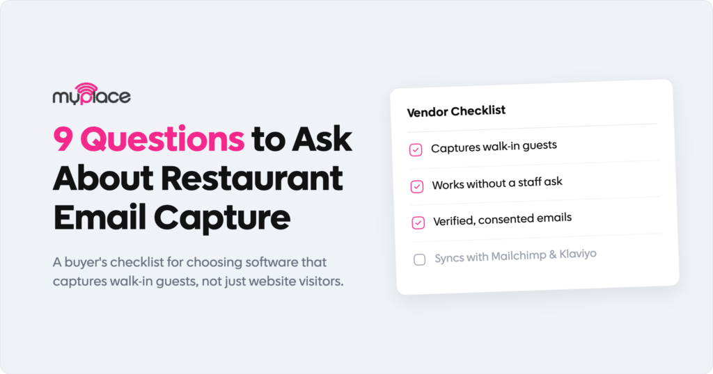 restaurant email capture software